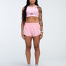 Top Pace Perform Rosa e Shorts Feminino Flow Rosa - Hoad
