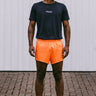 Shorts Maratonista Masculino Flow - Laranja - Hoad